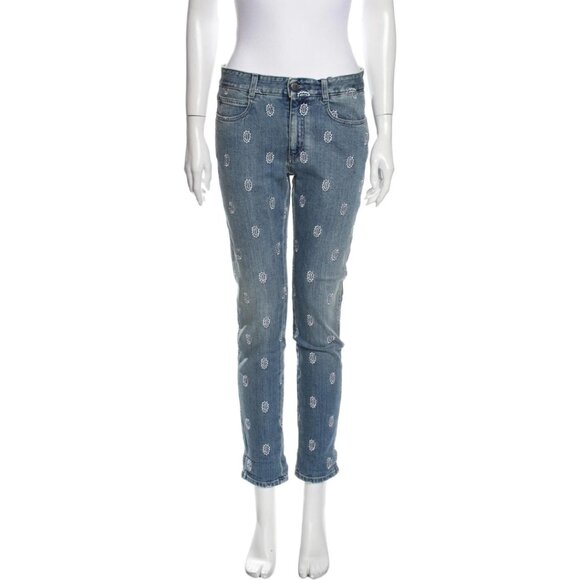 STELLA MCCARTNEY Mid-Rise Straight Leg Jeans - Brand New W/Tags
